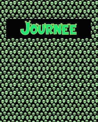 120 Page Handwriting Practice Book with Green Alien Cover Journee: Primary Grades Handwriting Book