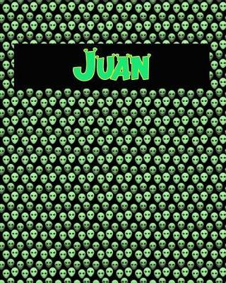 120 Page Handwriting Practice Book with Green Alien Cover Juan: Primary Grades Handwriting Book
