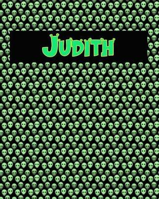 120 Page Handwriting Practice Book with Green Alien Cover Judith: Primary Grades Handwriting Book