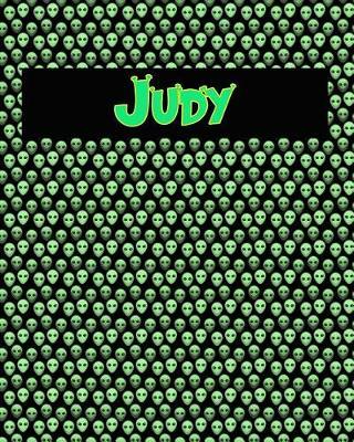 120 Page Handwriting Practice Book with Green Alien Cover Judy: Primary Grades Handwriting Book