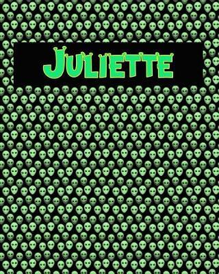 120 Page Handwriting Practice Book with Green Alien Cover Juliette: Primary Grades Handwriting Book