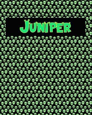 120 Page Handwriting Practice Book with Green Alien Cover Juniper: Primary Grades Handwriting Book