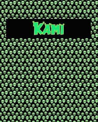 120 Page Handwriting Practice Book with Green Alien Cover Kami: Primary Grades Handwriting Book
