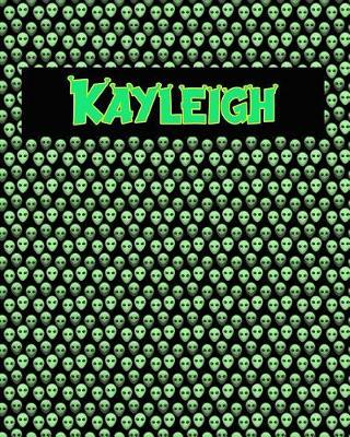 120 Page Handwriting Practice Book with Green Alien Cover Kayleigh: Primary Grades Handwriting Book