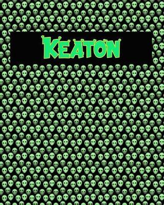 120 Page Handwriting Practice Book with Green Alien Cover Keaton: Primary Grades Handwriting Book