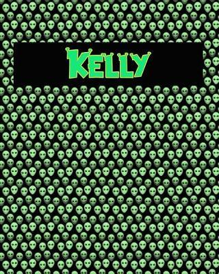 120 Page Handwriting Practice Book with Green Alien Cover Kelly: Primary Grades Handwriting Book