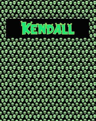 120 Page Handwriting Practice Book with Green Alien Cover Kendall: Primary Grades Handwriting Book