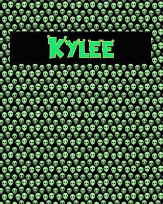 120 Page Handwriting Practice Book with Green Alien Cover Kylee: Primary Grades Handwriting Book