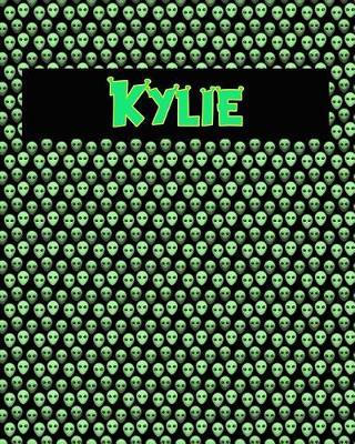 120 Page Handwriting Practice Book with Green Alien Cover Kylie: Primary Grades Handwriting Book