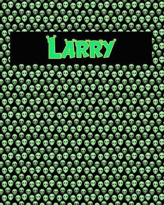 120 Page Handwriting Practice Book with Green Alien Cover Larry: Primary Grades Handwriting Book