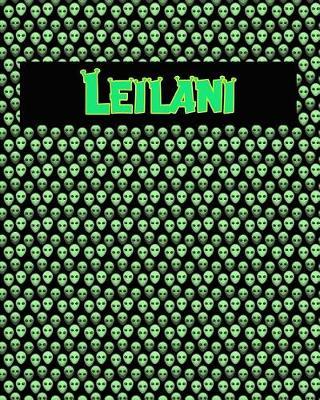120 Page Handwriting Practice Book with Green Alien Cover Leilani: Primary Grades Handwriting Book