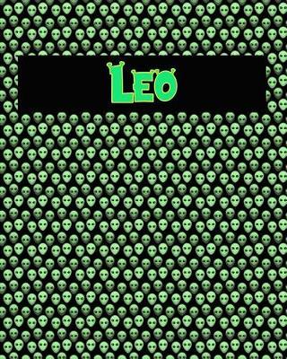 120 Page Handwriting Practice Book with Green Alien Cover Leo: Primary Grades Handwriting Book