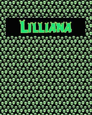 120 Page Handwriting Practice Book with Green Alien Cover Lilliana: Primary Grades Handwriting Book