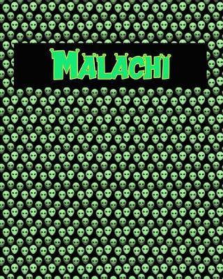 120 Page Handwriting Practice Book with Green Alien Cover Malachi: Primary Grades Handwriting Book