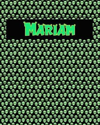 120 Page Handwriting Practice Book with Green Alien Cover Mariam: Primary Grades Handwriting Book