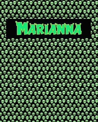 120 Page Handwriting Practice Book with Green Alien Cover Marianna: Primary Grades Handwriting Book