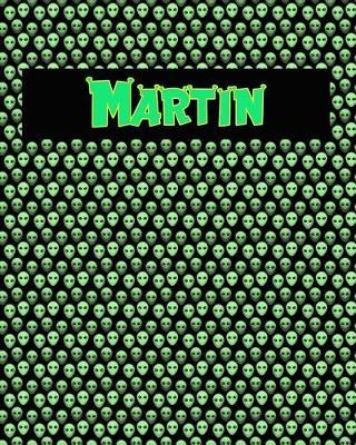 120 Page Handwriting Practice Book with Green Alien Cover Martin: Primary Grades Handwriting Book