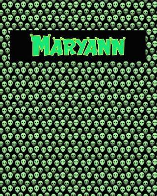 120 Page Handwriting Practice Book with Green Alien Cover Maryann: Primary Grades Handwriting Book