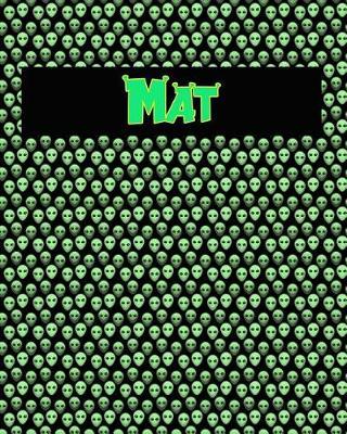 120 Page Handwriting Practice Book with Green Alien Cover Mat: Primary Grades Handwriting Book