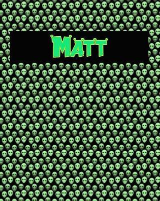 120 Page Handwriting Practice Book with Green Alien Cover Matt: Primary Grades Handwriting Book