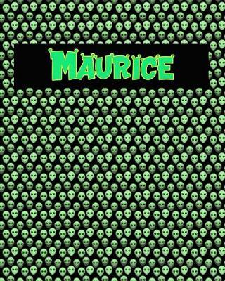 120 Page Handwriting Practice Book with Green Alien Cover Maurice: Primary Grades Handwriting Book
