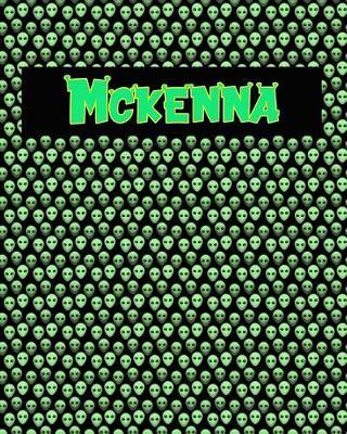 120 Page Handwriting Practice Book with Green Alien Cover Mckenna: Primary Grades Handwriting Book