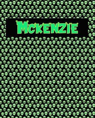 120 Page Handwriting Practice Book with Green Alien Cover Mckenzie: Primary Grades Handwriting Book