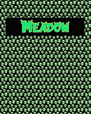 120 Page Handwriting Practice Book with Green Alien Cover Meadow: Primary Grades Handwriting Book