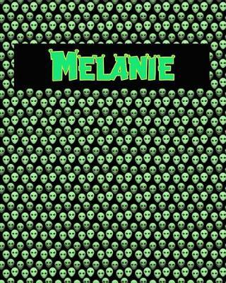 120 Page Handwriting Practice Book with Green Alien Cover Melanie: Primary Grades Handwriting Book