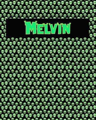 120 Page Handwriting Practice Book with Green Alien Cover Melvin: Primary Grades Handwriting Book