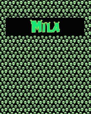 120 Page Handwriting Practice Book with Green Alien Cover Mila: Primary Grades Handwriting Book