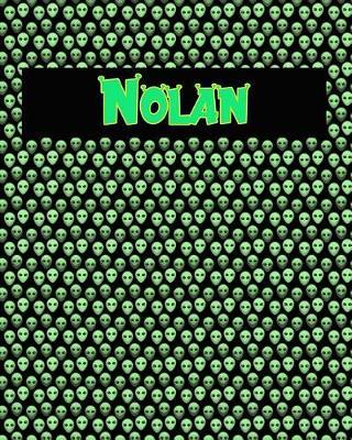 120 Page Handwriting Practice Book with Green Alien Cover Nolan: Primary Grades Handwriting Book