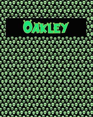 120 Page Handwriting Practice Book with Green Alien Cover Oakley: Primary Grades Handwriting Book
