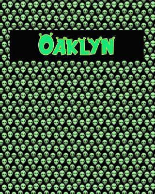 120 Page Handwriting Practice Book with Green Alien Cover Oaklyn: Primary Grades Handwriting Book