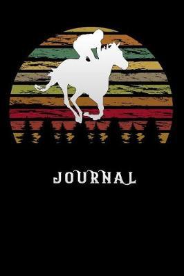 journal: Distressed equestrian horse riding Funny Lined Notebook / Diary / Journal To Write In 6x9 Horse Lover Equestrian