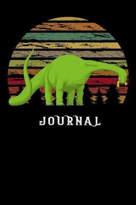 journal: Journal Lined Notebook 120 pages 6x9 funny Dinosaur Notebook For Kids distressed dino dinosaurs prehistorical animals