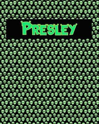 120 Page Handwriting Practice Book with Green Alien Cover Presley: Primary Grades Handwriting Book