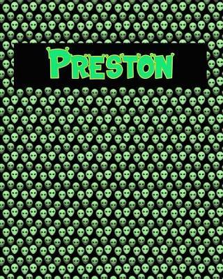 120 Page Handwriting Practice Book with Green Alien Cover Preston: Primary Grades Handwriting Book