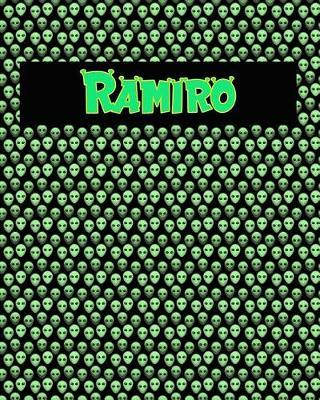 120 Page Handwriting Practice Book with Green Alien Cover Ramiro: Primary Grades Handwriting Book