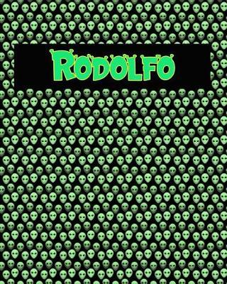 120 Page Handwriting Practice Book with Green Alien Cover Rodolfo: Primary Grades Handwriting Book