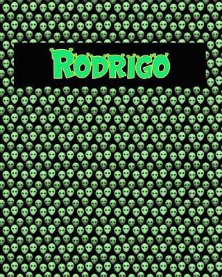 120 Page Handwriting Practice Book with Green Alien Cover Rodrigo: Primary Grades Handwriting Book