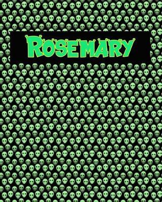 120 Page Handwriting Practice Book with Green Alien Cover Rosemary: Primary Grades Handwriting Book