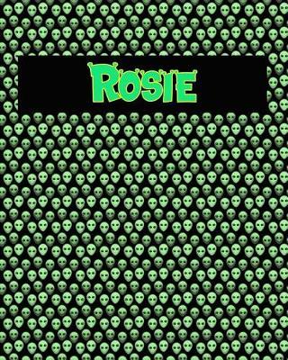 120 Page Handwriting Practice Book with Green Alien Cover Rosie: Primary Grades Handwriting Book