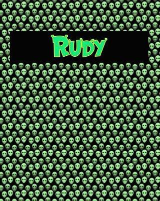 120 Page Handwriting Practice Book with Green Alien Cover Rudy: Primary Grades Handwriting Book
