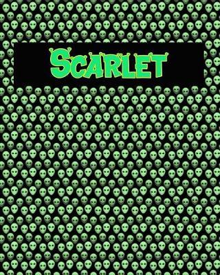 120 Page Handwriting Practice Book with Green Alien Cover Scarlet: Primary Grades Handwriting Book