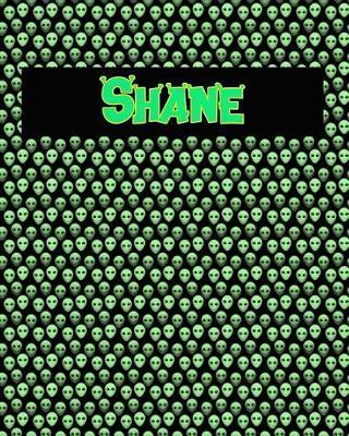 120 Page Handwriting Practice Book with Green Alien Cover Shane: Primary Grades Handwriting Book