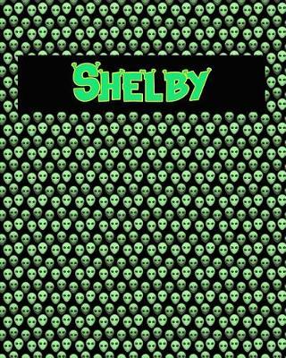 120 Page Handwriting Practice Book with Green Alien Cover Shelby: Primary Grades Handwriting Book