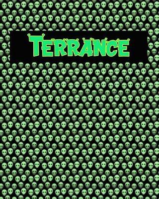 120 Page Handwriting Practice Book with Green Alien Cover Terrance: Primary Grades Handwriting Book