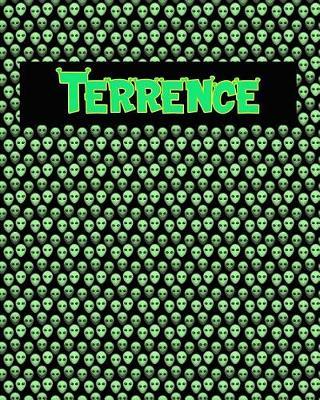 120 Page Handwriting Practice Book with Green Alien Cover Terrence: Primary Grades Handwriting Book