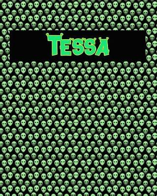120 Page Handwriting Practice Book with Green Alien Cover Tessa: Primary Grades Handwriting Book